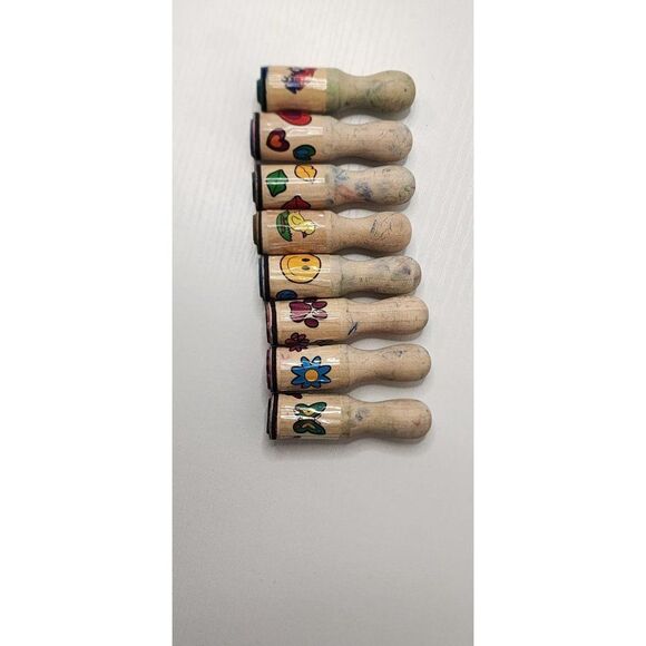 Set of 8 Ink Stampers - Picture 1 of 8